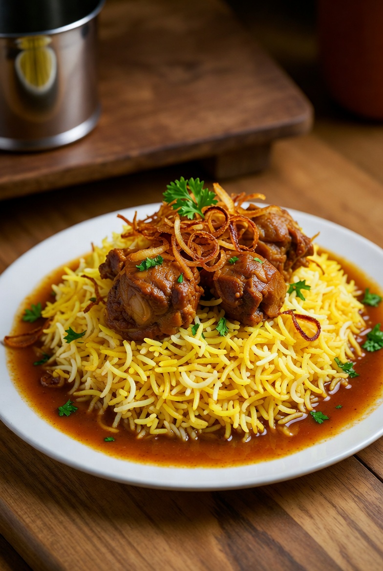 मटन बिर्याणी बनवण्याची सोपी रेसिपी | Mutton Biryani Recipe in Marathi