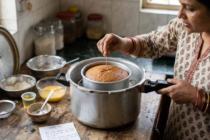 बिना ओवन के केक रेसिपी